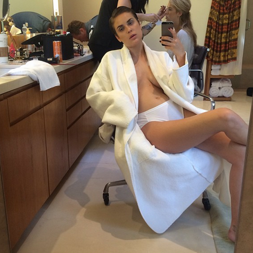 Tallulah Willis i sminket. Tallulah Willis i sminket.